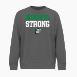 West Lutheran Warriors BSN SPORTS Youth Cotton Rich Fleece Crew Neck Front Thumbnail