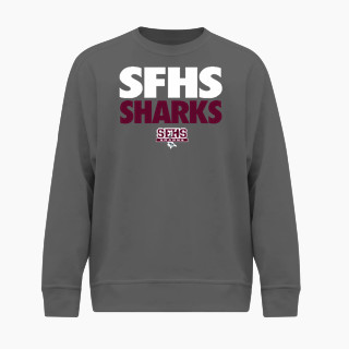 BSN SPORTS Youth Cotton Rich Fleece Crew Neck