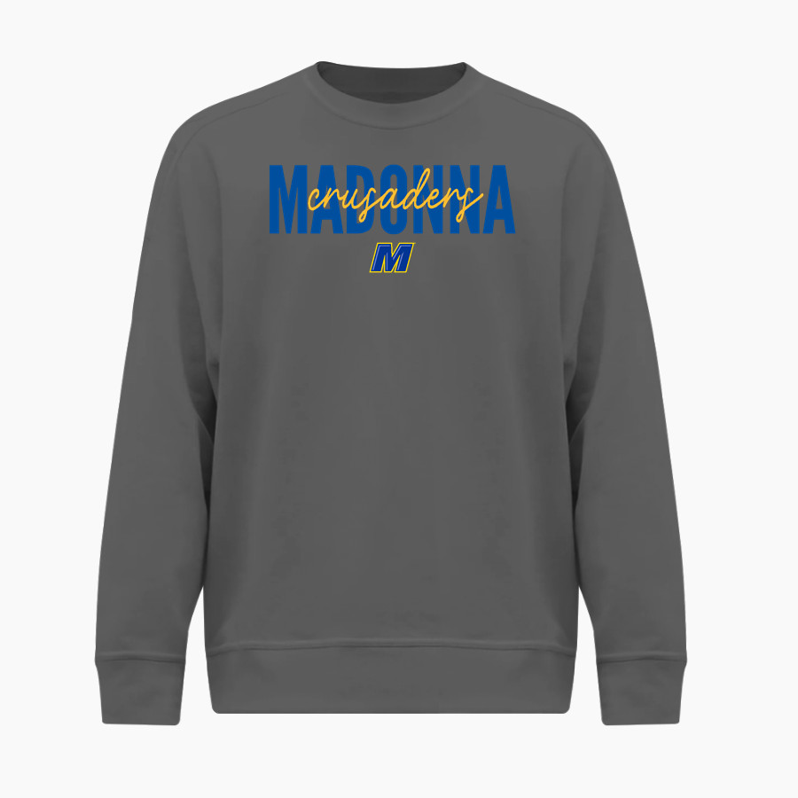 Madonna Crusaders BSN SPORTS Youth Cotton Rich Fleece Crew Neck