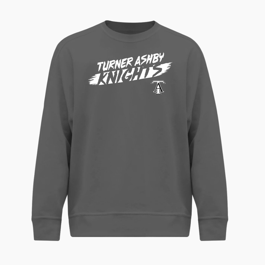 Turner Ashby Knights BSN SPORTS Youth Cotton Rich Fleece Crew Neck