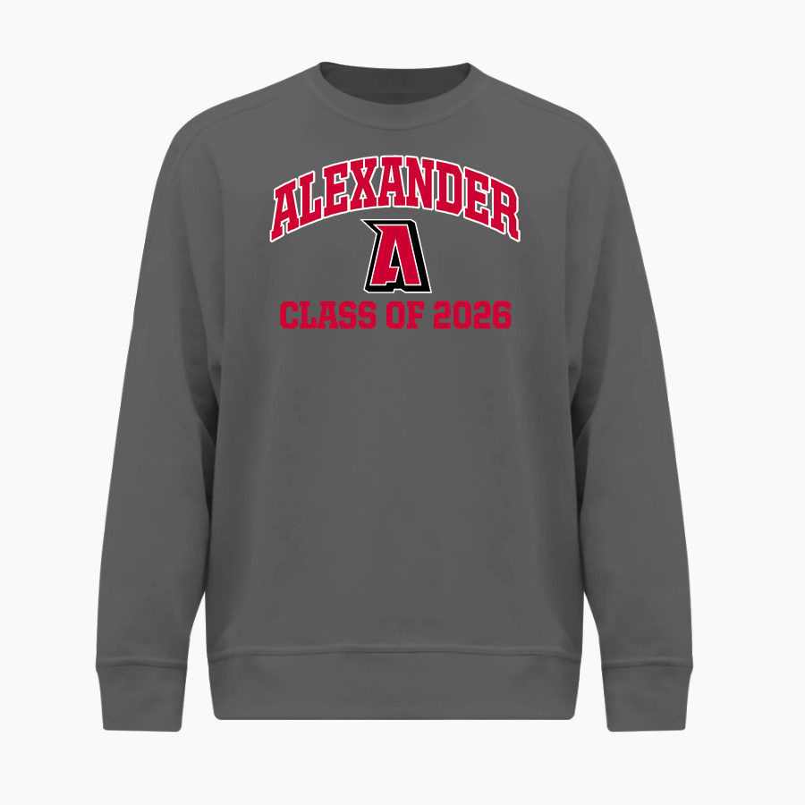 Alexander Spartans <span class="pdp-name-mascot">Alexander Spartans</span> BSN SPORTS Youth Cotton Rich Fleece Crew Neck
