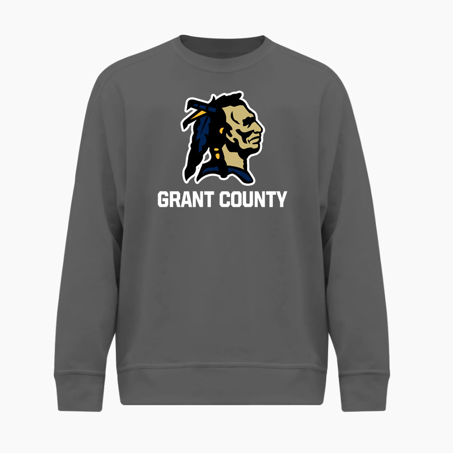 Grant County Braves The Official Online Store <span class="pdp-name-mascot">Grant County Braves</span> BSN SPORTS Youth Cotton Rich Fleece Crew Neck