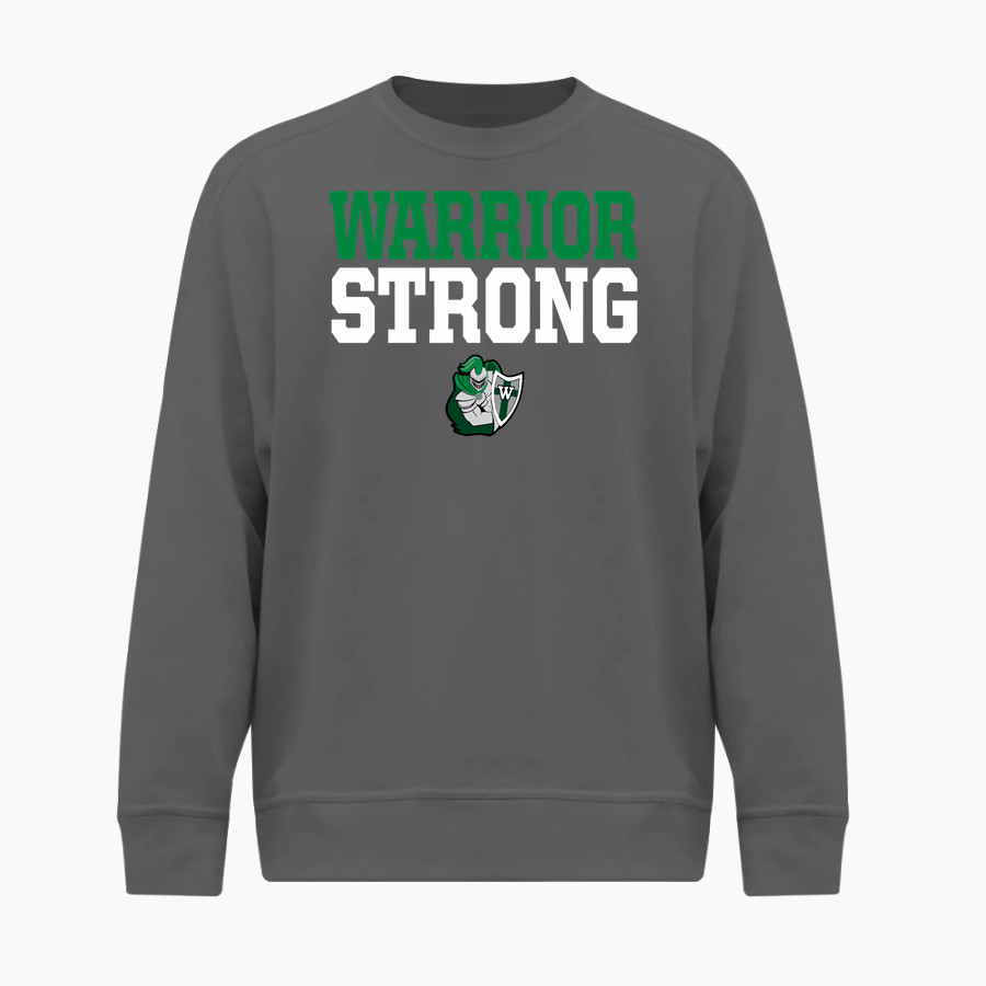 West Lutheran Warriors BSN SPORTS Youth Cotton Rich Fleece Crew Neck