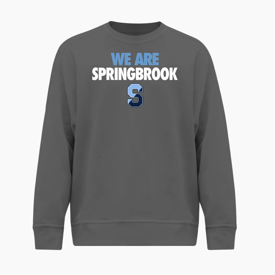 Springbrook Blue Devils BSN SPORTS Youth Cotton Rich Fleece Crew Neck