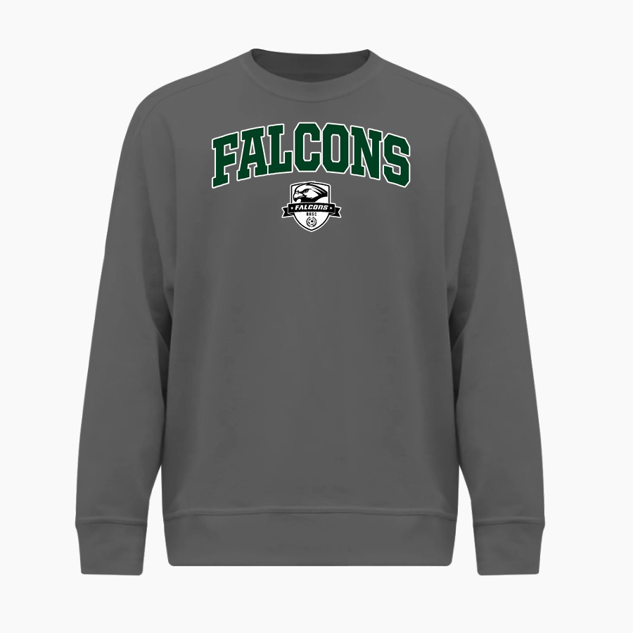 Rush Henrietta Falcons Soccer Club BSN SPORTS Youth Cotton Rich Fleece Crew Neck