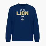 Calvary Lions BSN SPORTS Youth Cotton Rich Fleece Crew Neck Front Thumbnail