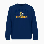 Elm Creek Buffaloes <span class="pdp-name-mascot">Elm Creek Buffaloes</span> BSN SPORTS Youth Cotton Rich Fleece Crew Neck Front Thumbnail