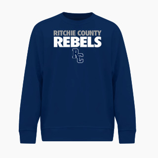 BSN SPORTS Youth Cotton Rich Fleece Crew Neck