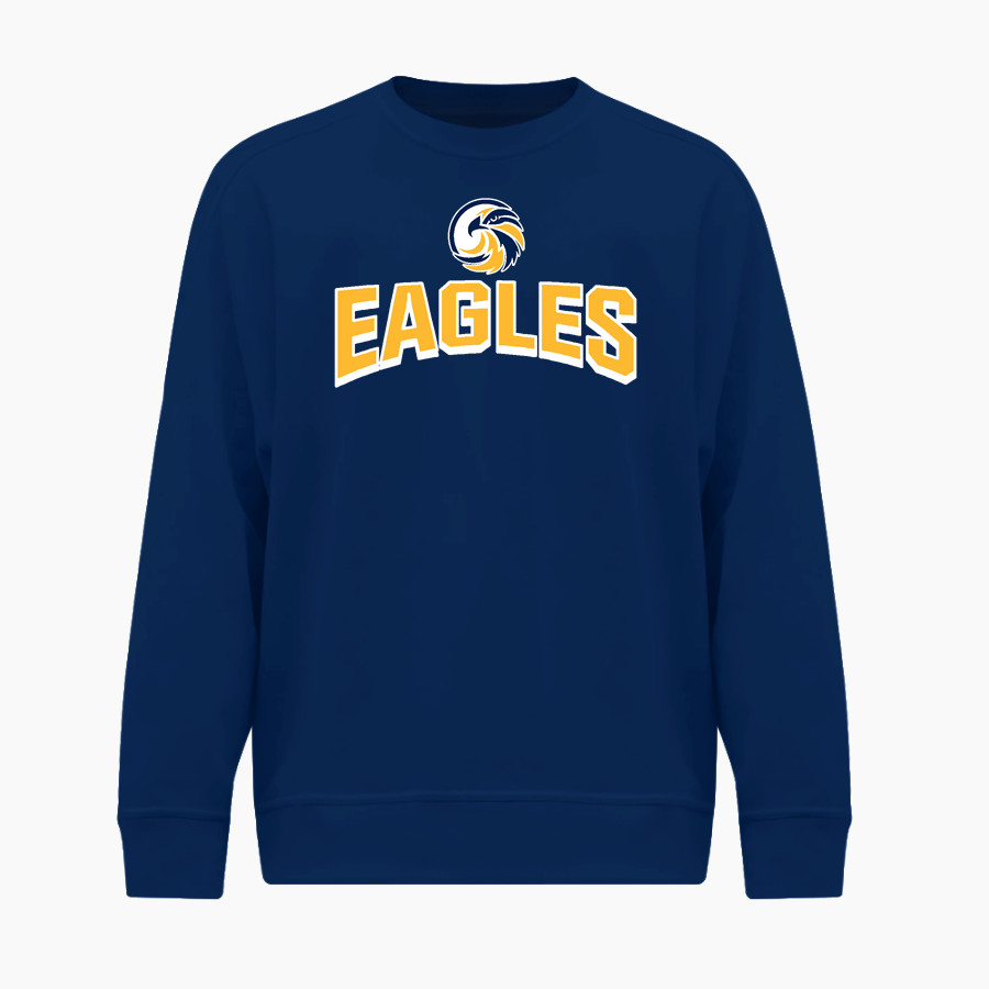 Northwood Temple Eagles <span class="pdp-name-mascot">Northwood Temple Academy Eagles</span> BSN SPORTS Youth Cotton Rich Fleece Crew Neck