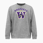 Wickenburg Wranglers <span class="pdp-name-mascot">Wickenburg Eagles</span> BSN SPORTS Youth Cotton Rich Fleece Crew Neck Front Thumbnail