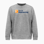 Baskin Engineering Sideline Store BSN SPORTS Youth Cotton Rich Fleece Crew Neck Front Thumbnail