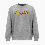 Apple Valley Knights BSN SPORTS Youth Cotton Rich Fleece Crew Neck Front Thumbnail
