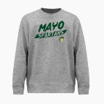Mayo Spartans <span class="pdp-name-mascot">Mayo Spartans</span> BSN SPORTS Youth Cotton Rich Fleece Crew Neck Front Thumbnail