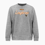 Kell Longhorns <span class="pdp-name-mascot">Kell Longhorns</span> BSN SPORTS Youth Cotton Rich Fleece Crew Neck Front Thumbnail