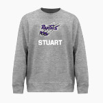 Stuart Raptors <span class="pdp-name-mascot">Stuart Raptors</span> BSN SPORTS Youth Cotton Rich Fleece Crew Neck Front Thumbnail