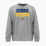 Coker Cobras <span class="pdp-name-mascot">Coker Cobras</span> BSN SPORTS Youth Cotton Rich Fleece Crew Neck Front Thumbnail