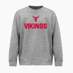 La Jolla Vikings BSN SPORTS Youth Cotton Rich Fleece Crew Neck Front Thumbnail