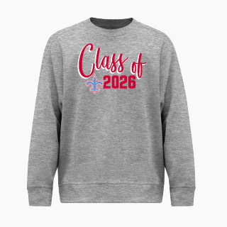 BSN SPORTS Youth Cotton Rich Fleece Crew Neck