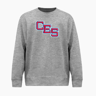 BSN SPORTS Youth Cotton Rich Fleece Crew Neck