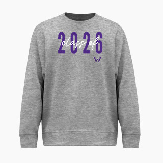 BSN SPORTS Youth Cotton Rich Fleece Crew Neck