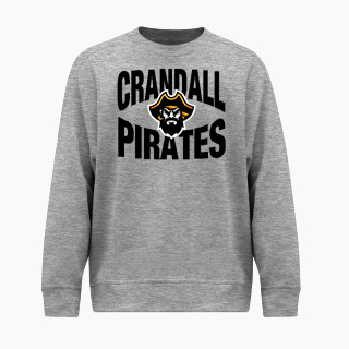 BSN SPORTS Youth Cotton Rich Fleece Crew Neck