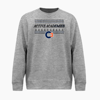 BSN SPORTS Youth Cotton Rich Fleece Crew Neck