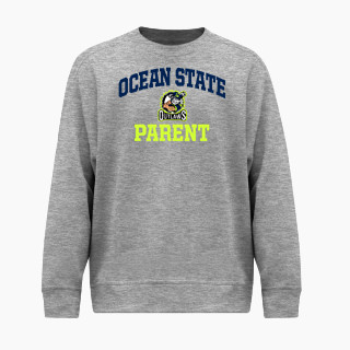 BSN SPORTS Youth Cotton Rich Fleece Crew Neck