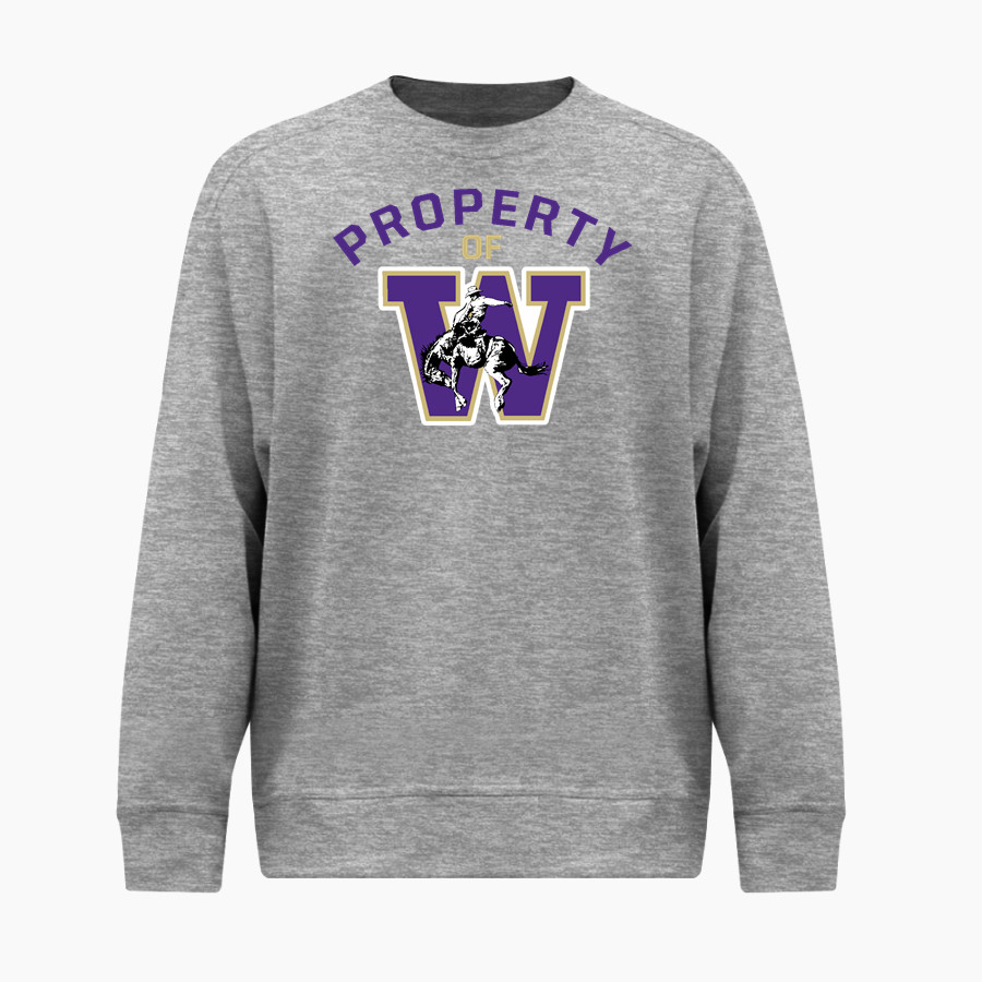 Wickenburg Wranglers <span class="pdp-name-mascot">Wickenburg Eagles</span> BSN SPORTS Youth Cotton Rich Fleece Crew Neck