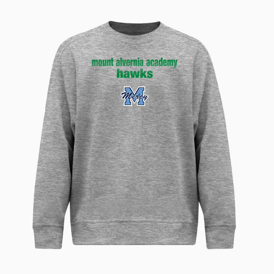 Mount Alvernia Academy Hawks BSN SPORTS Youth Cotton Rich Fleece Crew Neck