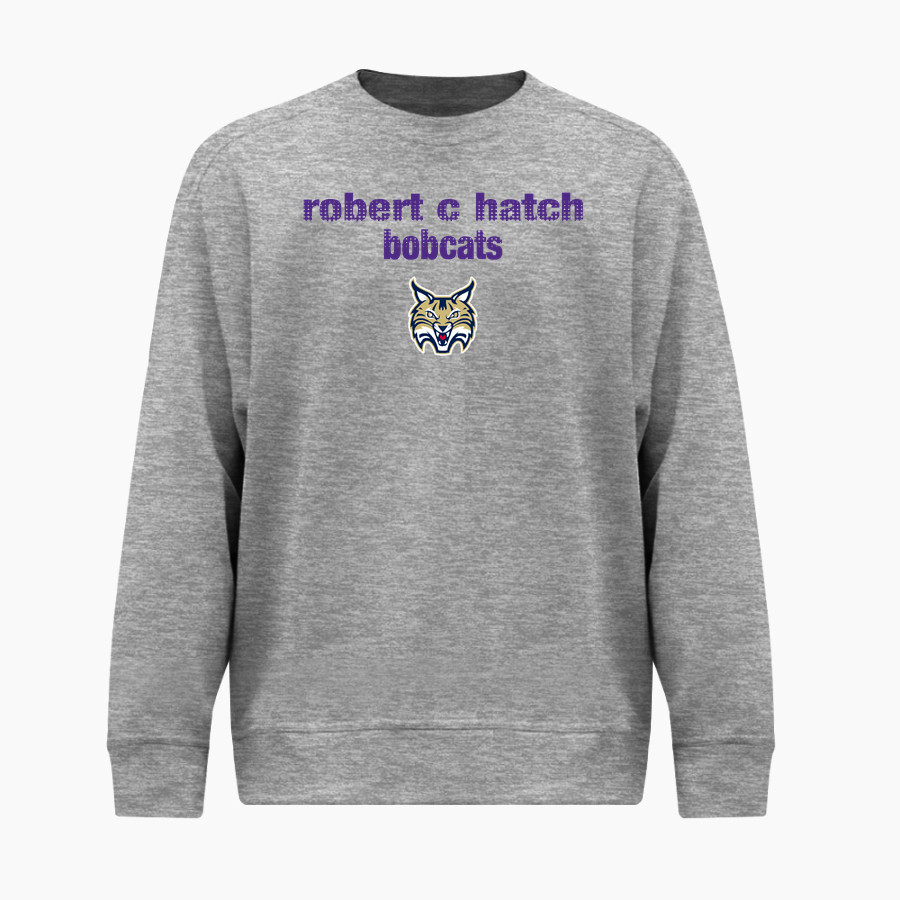 ROBERT C HATCH HIGH SCHOOL BOBCATS <span class="pdp-name-mascot">ROBERT C HATCH BOBCATS</span> BSN SPORTS Youth Cotton Rich Fleece Crew Neck