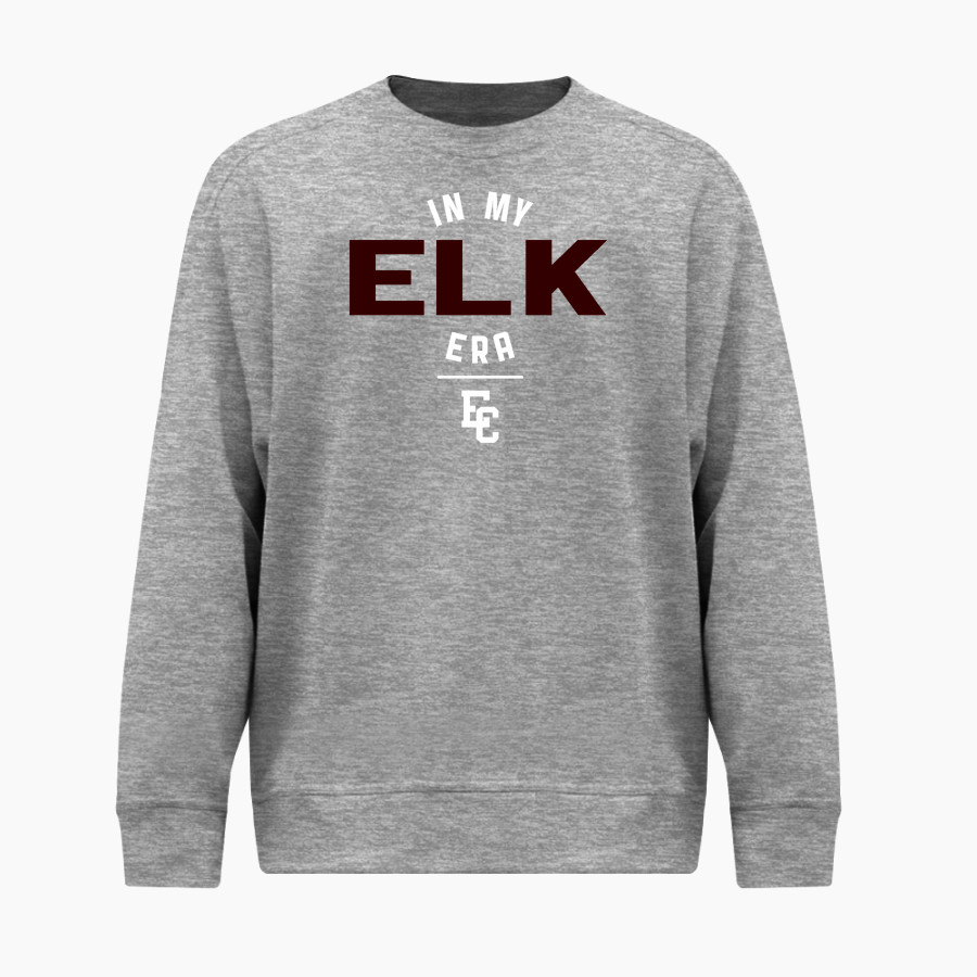 Elk City Elks BSN SPORTS Youth Cotton Rich Fleece Crew Neck