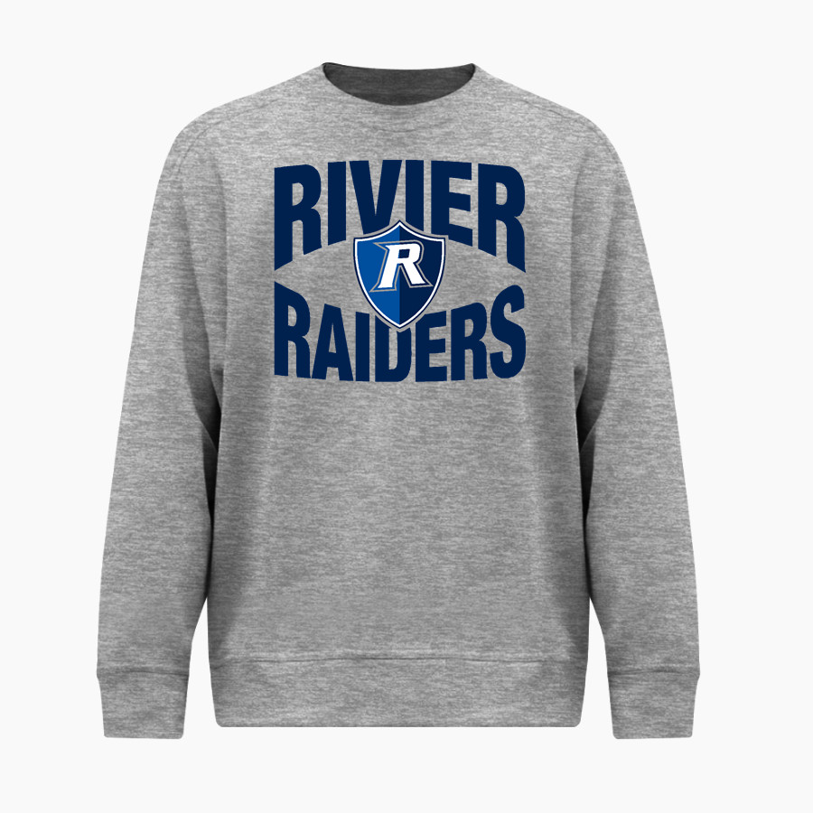 Rivier University Official Store of the Raiders <span class="pdp-name-mascot">Rivier University Raiders</span> BSN SPORTS Youth Cotton Rich Fleece Crew Neck