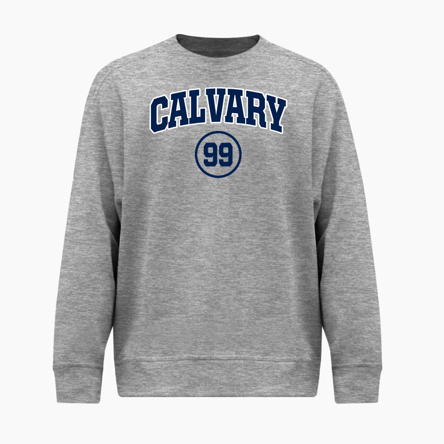Calvary Lions BSN SPORTS Youth Cotton Rich Fleece Crew Neck
