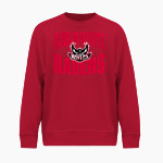 RAMBAM MESIVTA HIGH SCHOOL RAVENS <span class="pdp-name-mascot">RAMBAM MESIVTA RAVENS</span> BSN SPORTS Youth Cotton Rich Fleece Crew Neck Front Thumbnail