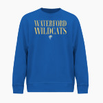 WATERFORD HIGH SCHOOL WILDCATS <span class="pdp-name-mascot">WATERFORD WILDCATS</span> BSN SPORTS Youth Cotton Rich Fleece Crew Neck Front Thumbnail