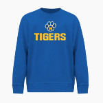 Mercy High School Tigers Online Store <span class="pdp-name-mascot">Mercy Tigers</span> BSN SPORTS Youth Cotton Rich Fleece Crew Neck Front Thumbnail