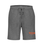 Tech High School Tigers <span class="pdp-name-mascot">Tech High School</span> BSN SPORTS Men's Cotton Rich Fleece Shorts Front Thumbnail