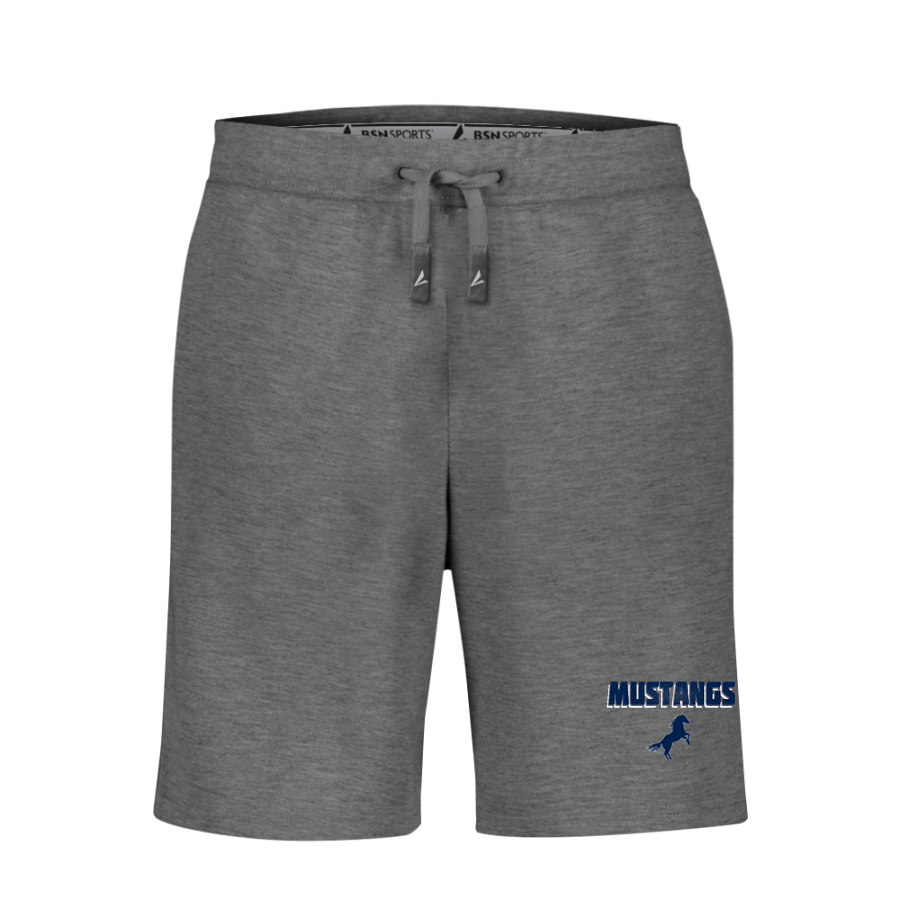 Ranchos Mustangs <span class="pdp-name-mascot">Ranchos Middle School Mustangs</span> BSN SPORTS Men's Cotton Rich Fleece Shorts