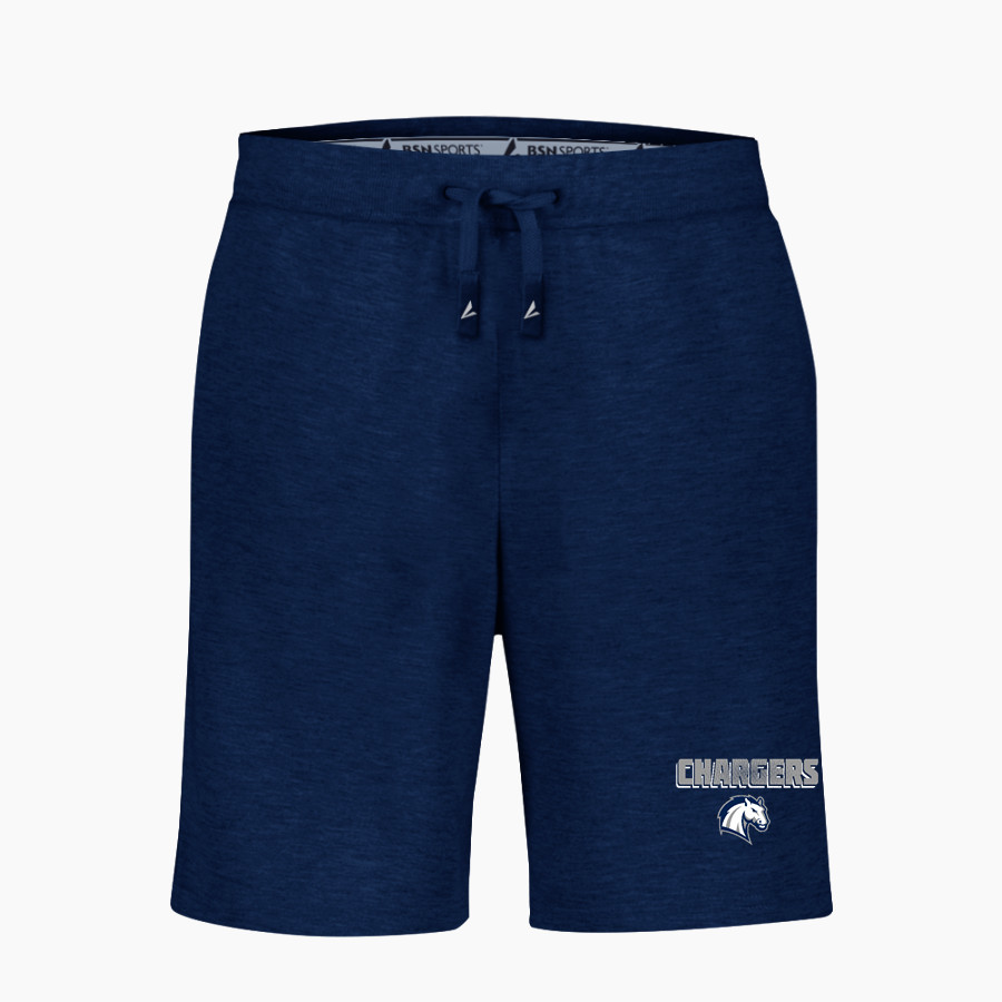 HIllsdale Chargers <span class="pdp-name-mascot">HIllsdale College Chargers</span> BSN SPORTS Men's Cotton Rich Fleece Shorts