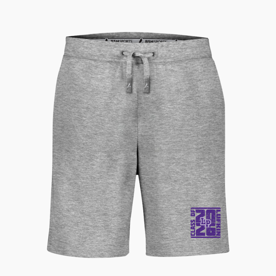 LUFKIN HIGH SCHOOL PANTHERS <span class="pdp-name-mascot">LUFKIN PANTHERS</span> BSN SPORTS Men's Cotton Rich Fleece Shorts