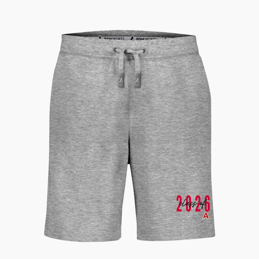 ATHENS HIGH SCHOOL RED HAWKS <span class="pdp-name-mascot">ATHENS RED HAWKS</span> BSN SPORTS Men's Cotton Rich Fleece Shorts
