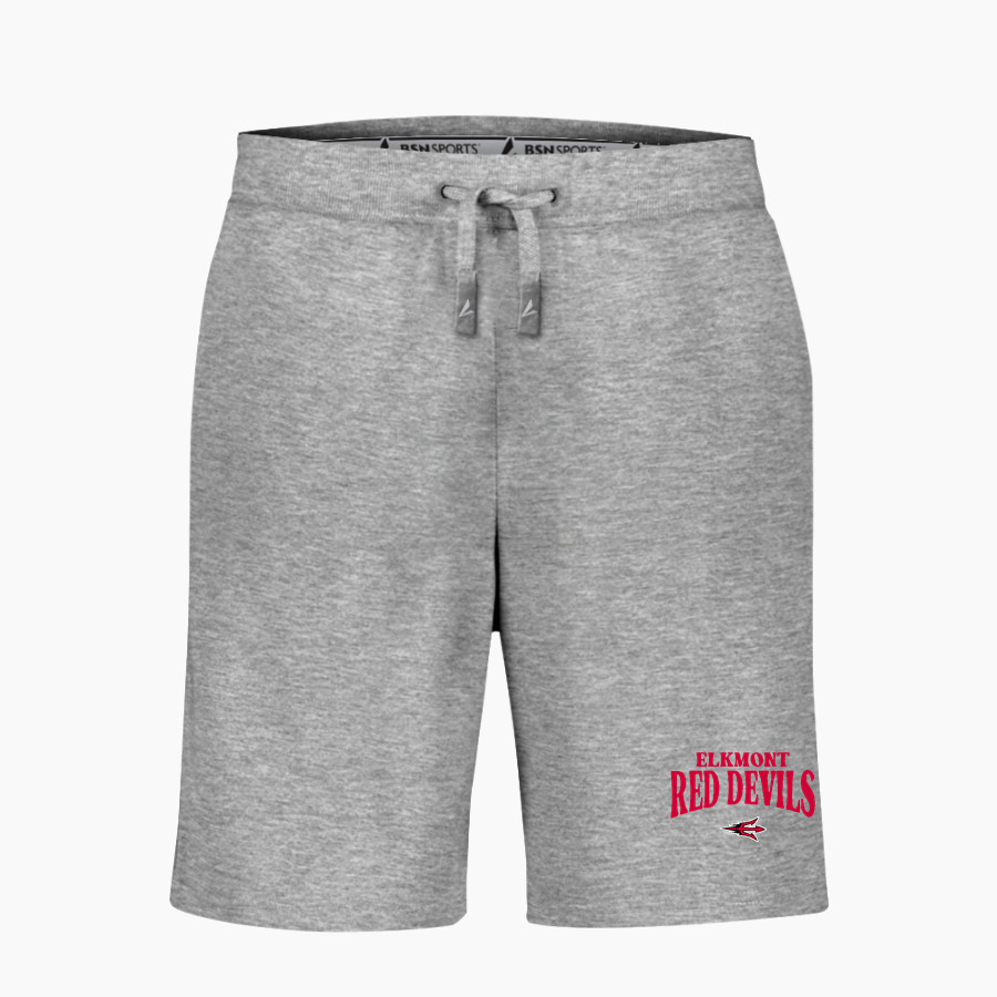 ELKMONT HIGH SCHOOL RED DEVILS <span class="pdp-name-mascot">ELKMONT RED DEVILS</span> BSN SPORTS Men's Cotton Rich Fleece Shorts