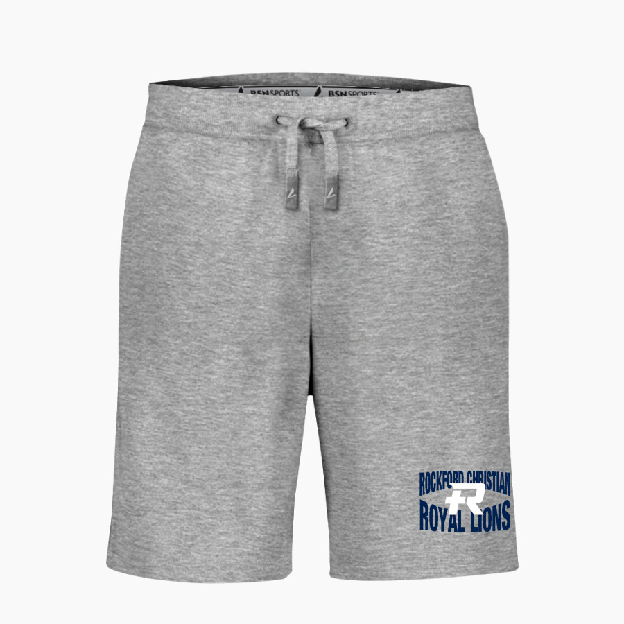 ROCKFORD CHRISTIAN HIGH SCHOOL ROYAL LIONS <span class="pdp-name-mascot">ROCKFORD CHRISTIAN ROYAL LIONS</span> BSN SPORTS Men's Cotton Rich Fleece Shorts
