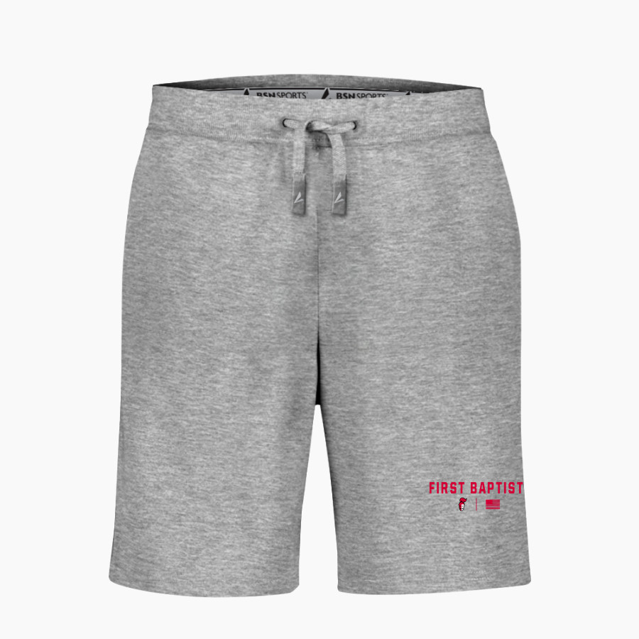 FIRST BAPTIST CHRISTIAN SCHOOL KNIGHTS <span class="pdp-name-mascot">FIRST BAPTIST KNIGHTS</span> BSN SPORTS Men's Cotton Rich Fleece Shorts