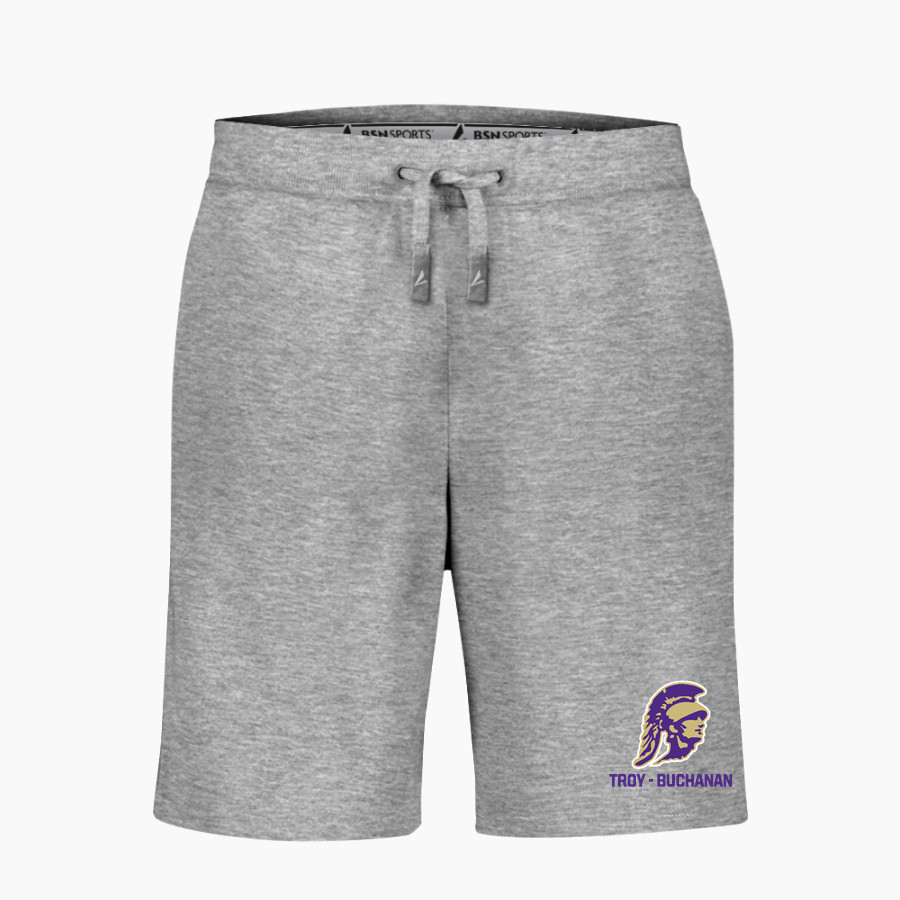 TROY-BUCHANAN HIGH SCHOOL TROJANS <span class="pdp-name-mascot">TROY - BUCHANAN TROJANS</span> BSN SPORTS Men's Cotton Rich Fleece Shorts