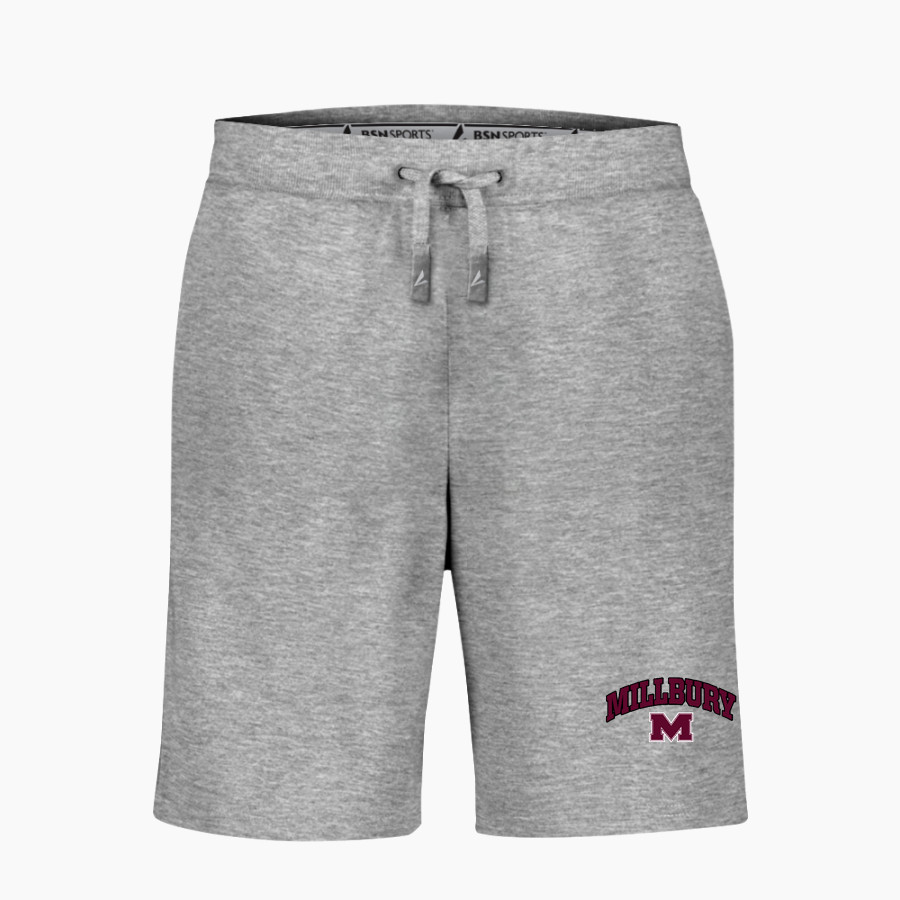 MILLBURY SR HIGH SCHOOL WOOLIES <span class="pdp-name-mascot">MILLBURY MEMORIAL WOOLIES</span> BSN SPORTS Men's Cotton Rich Fleece Shorts