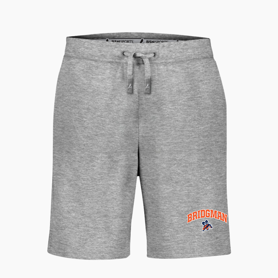 BRIDGMAN HIGH SCHOOL BEES BSN SPORTS Men's Cotton Rich Fleece Shorts