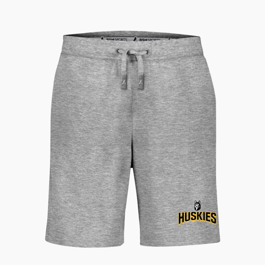 HIGHLAND HIGH SCHOOL HUSKIES BSN SPORTS Men's Cotton Rich Fleece Shorts