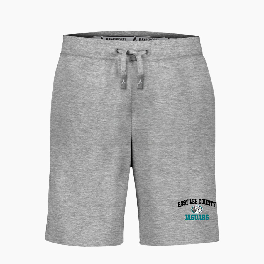 EAST LEE COUNTY HIGH SCHOOL JAGUARS BSN SPORTS Men's Cotton Rich Fleece Shorts