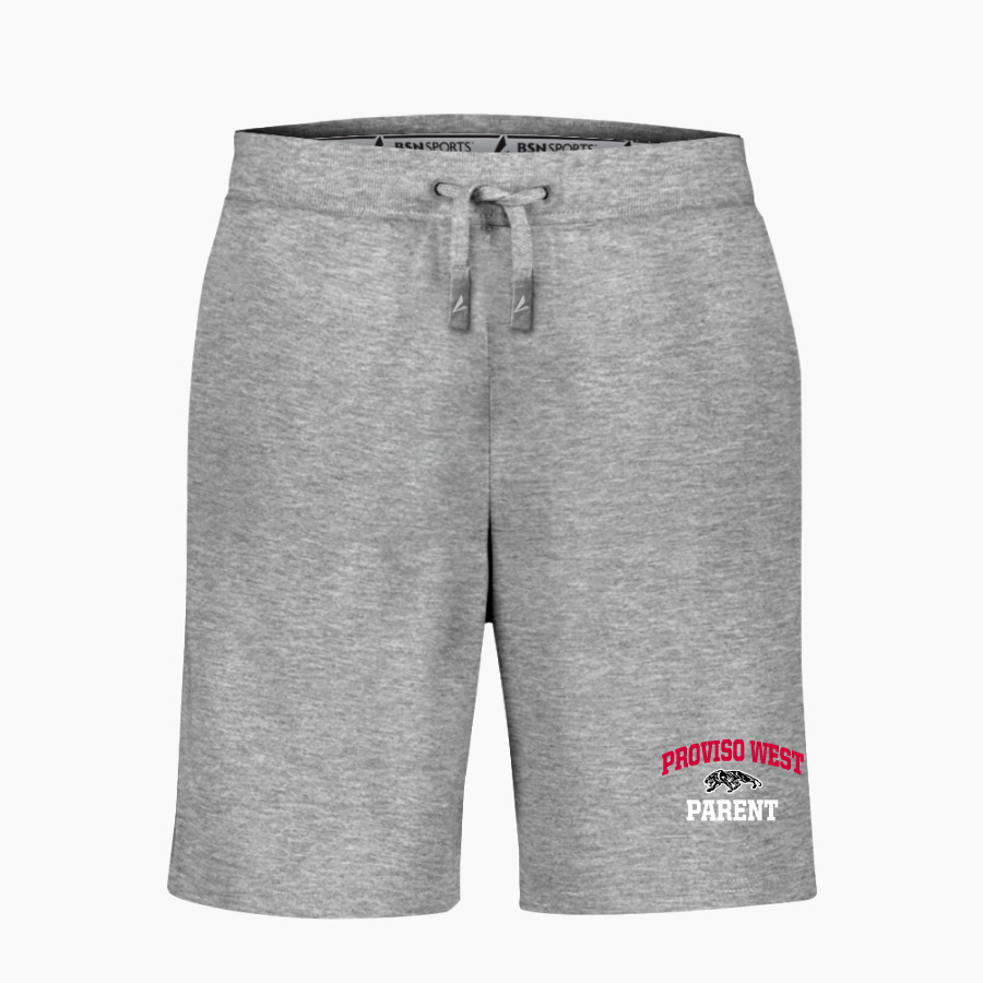 PROVISO WEST HIGH SCHOOL PANTHERS <span class="pdp-name-mascot">PROVISO WEST PANTHERS</span> BSN SPORTS Men's Cotton Rich Fleece Shorts